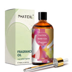 PHATOIL 100ml Fragrance Oil Coconut & Vanilla Bubble Gum Sea Breeze White Musk Aroma Fragrance Oils For Candles Soap Making