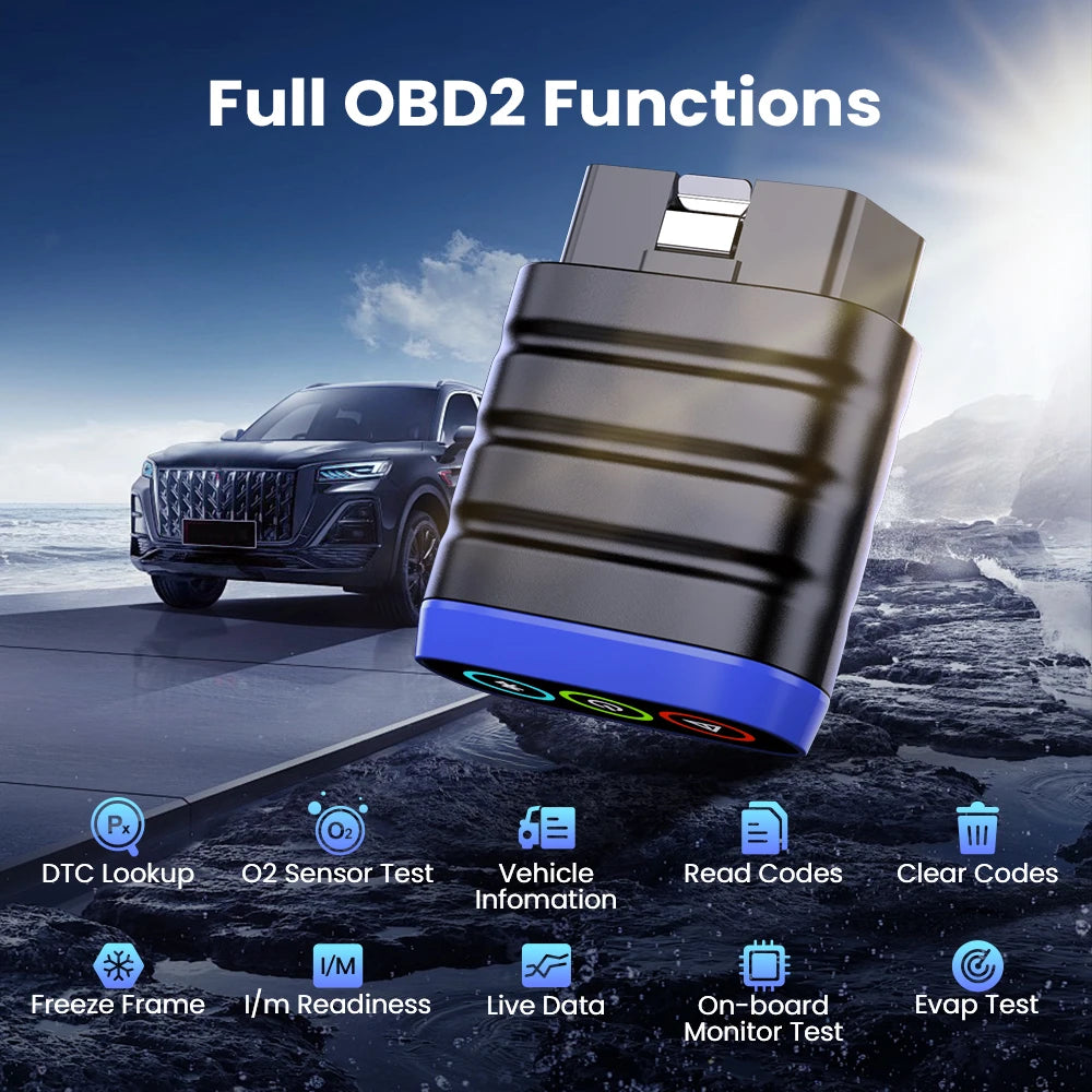 MUCAR BT200 Lite OBD2 Scanner Full System Diagnostic Tool, iOS/Android Code Reader