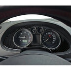 For SEAT Cordoba Ibiza 6L (2002-2009) Trim Accessories. Carbon Fiber Interior Sticker. Car Dashboard Speed Display Panel Cover.