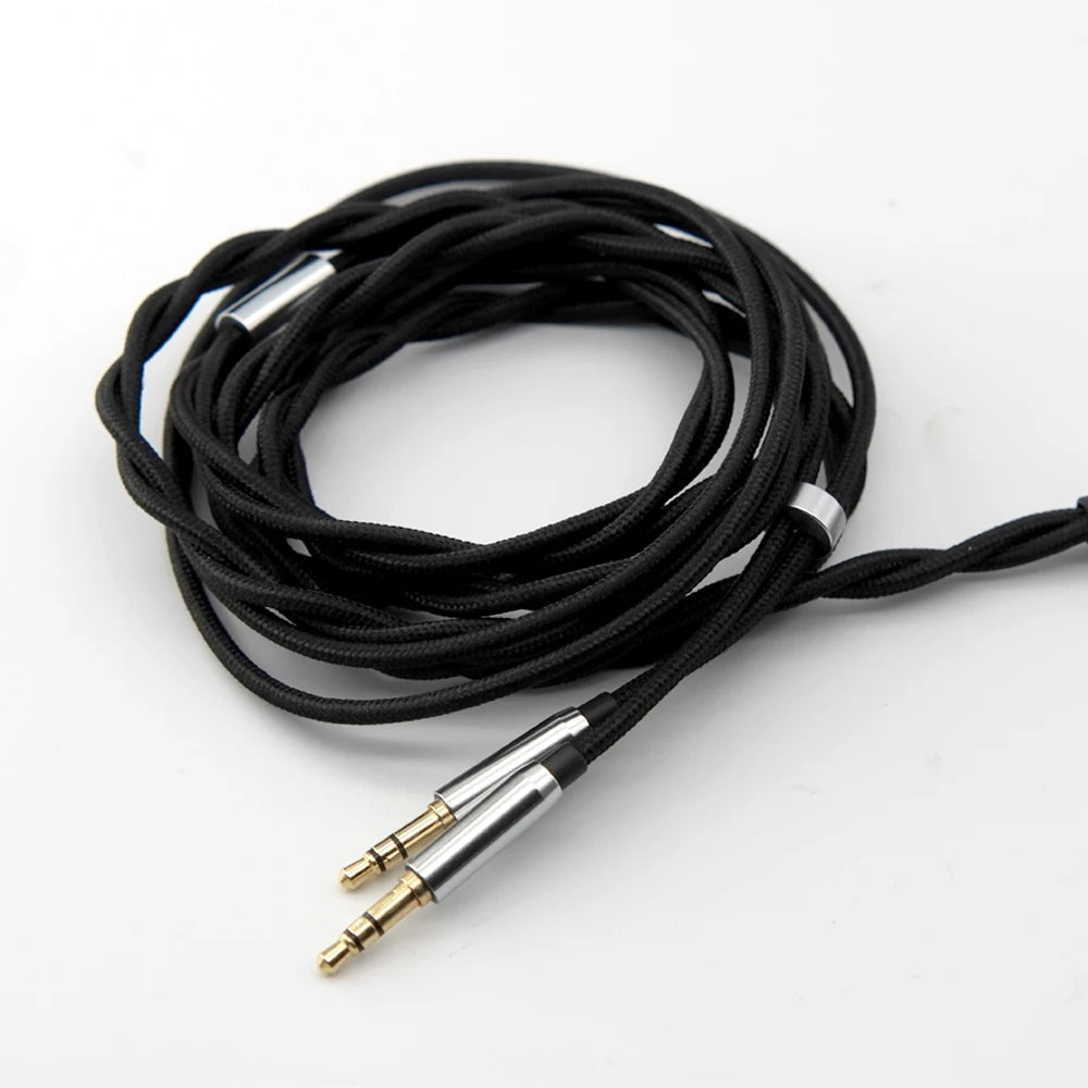 FAAEAL Replacement Cable 3.5/2.5/4.4mm Upgrade Wire For Hifiman SUNDARA Ananda HE4XX HE400SE Denon AH-D600 SONY MDR Z1R Headsets