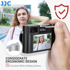 JJC Aluminum Alloy Metal Thumb Grip for Leica D-LUX8 Camera with Hot Shoe Cover Protector Thumb Grip Holer