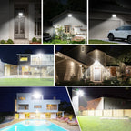 LED Floodlight Motion Sensor AC220V AC110V 10W-300W Waterproof Outdoor Projector Exterior Spotlight Outdoor lamp  Wall Reflector