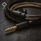 Yongse BlackSea Litz Coaxial Structure Single Crystal Copper And Silver-plated Single Crystal Copper ＆ Graphene Earphone Cable