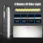 Bicycle Light Front 8/17LED 25500Lumen Bike Light 10000mAh Waterproof Flashlight USB Charging MTB Road Cycling Lamp Accessories