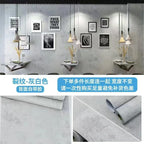 Vinyl Wallpaper  Waterproof Self-Adhesive Wallpaper  Cement Gray Countertop Contact Paper  Kitchen Bathroom Furniture Renovatio