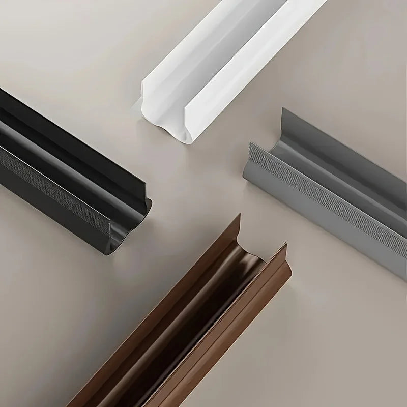 PVC Flexible Door Bottom Seal Strip Under Door Draft Stopper Weatherproof Soundproof Gap Cover Weatherstrip for Indoor Outdoor