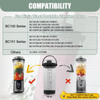 Blender Cup Lid for Ninja Blast BC100 /BC151 Series Portable Blender Cover Leakproof-Lid and Sip Spout
