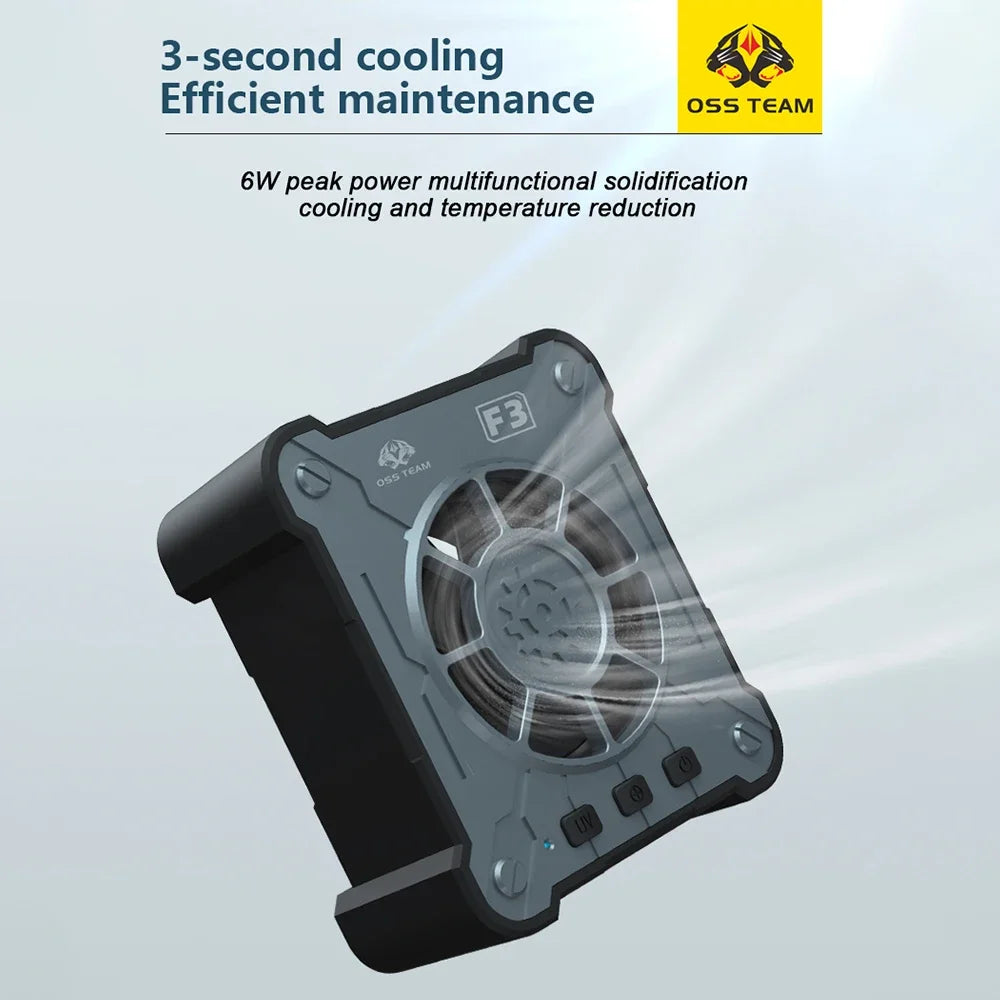OSS F3 6W Cooling UV Curing Fan Fast Heat Dissipation Smoke Exhaust kit For Mobile Phones Computer Motherboard PCB Repair Tools
