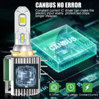 Turbo H15 Canbus Led Bulbs for Volkswagen Golf 7 High Beam Headlights DRL Daytime Running Lights White 6500K 30000LM