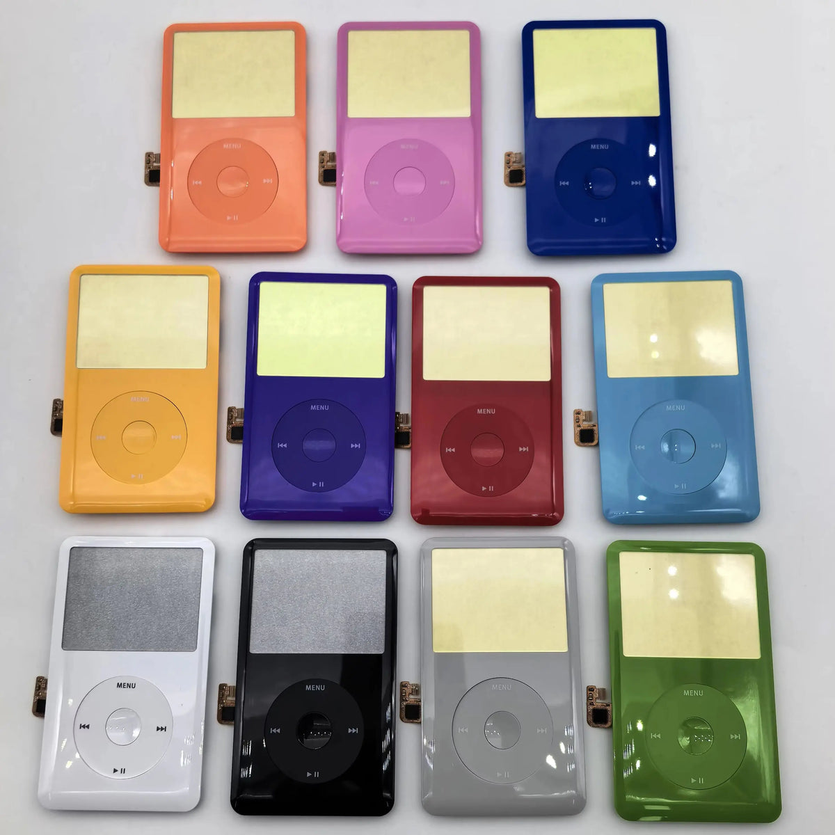 Front Faceplate for iPod Classic 6th 7th Gen, Housing Case with Clickwheel &Center Button for 80GB 120GB 160GB A1238