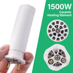 1500W Ceramic Heating Core High-Temperature Alloy Resistance Wire Work Efficiently Plastic Welding Torch Replacement Accessories