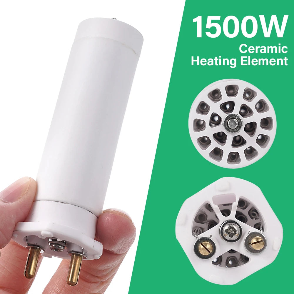1500W Ceramic Heating Core High-Temperature Alloy Resistance Wire Work Efficiently Plastic Welding Torch Replacement Accessories
