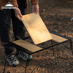 CAMPINGMOON Bamboo Board BBQ CK-P25 Portable Bbq Accessories Outdoor Camping IGT Wooden Table Top Dish Food d Tray