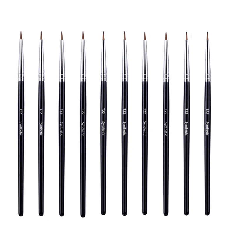 5/10/20/50 Pcs Brow Contour Makeup Brushes Eyebrow Eyeliner Brush Professional Super Thin Angled Liner Eye Brush Make Up Tools