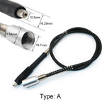 Flexible Shaft Rotary Tool Extension Cable for Grinder Drill, Type A/B/C/D Options