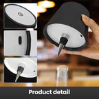 USB Charge Bottle Table Lamp Touch Control 3 Colors and Stepless Dimming Night Lamp For Restaurant Bar Wine Bottles Desk Lights