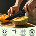 Portable Outdoor Pocket Knife, Fixed Blade Outdoor Utility Knife with High Hardness Blade, Compact Tools for Backpack, Camping