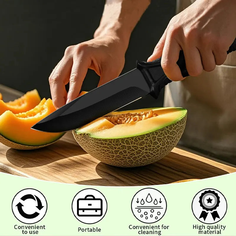 Portable Outdoor Pocket Knife, Fixed Blade Outdoor Utility Knife with High Hardness Blade, Compact Tools for Backpack, Camping
