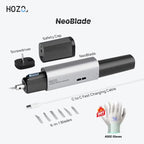 HOZO Ultrasonic Cutter with Auto Power Adjustment 6-in-1 Blades for Precision Cutting Hobby Craft Model Making Gloves Given Away