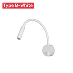 Modern LED Reading Wall Lamp 1W/3W Flexible Hose Bedside Wall Mounted Sconce Bedroom Study Book Wall Light With Switch AC85-265V