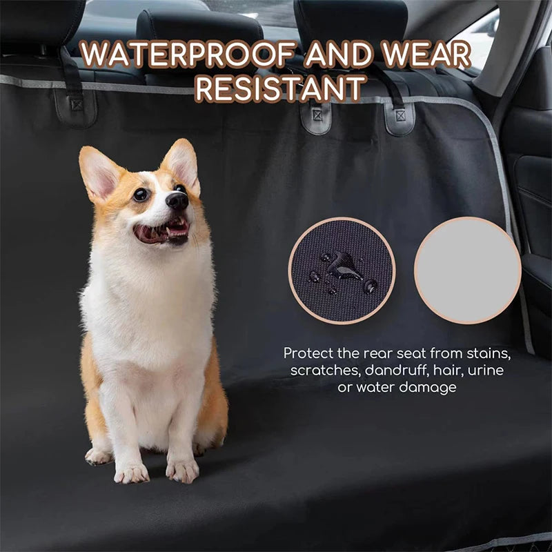 Universal Car Waterproof Back Seat Pet Cover Protector Mat Rear Safety Travel  Accessories For Cat Dog
