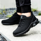 New Styles Men Safety Boots With Steel Toe Cap Anti-smash Work Sneakers Safety Shoes Men IndestructibleWork Boots Tactical Boots