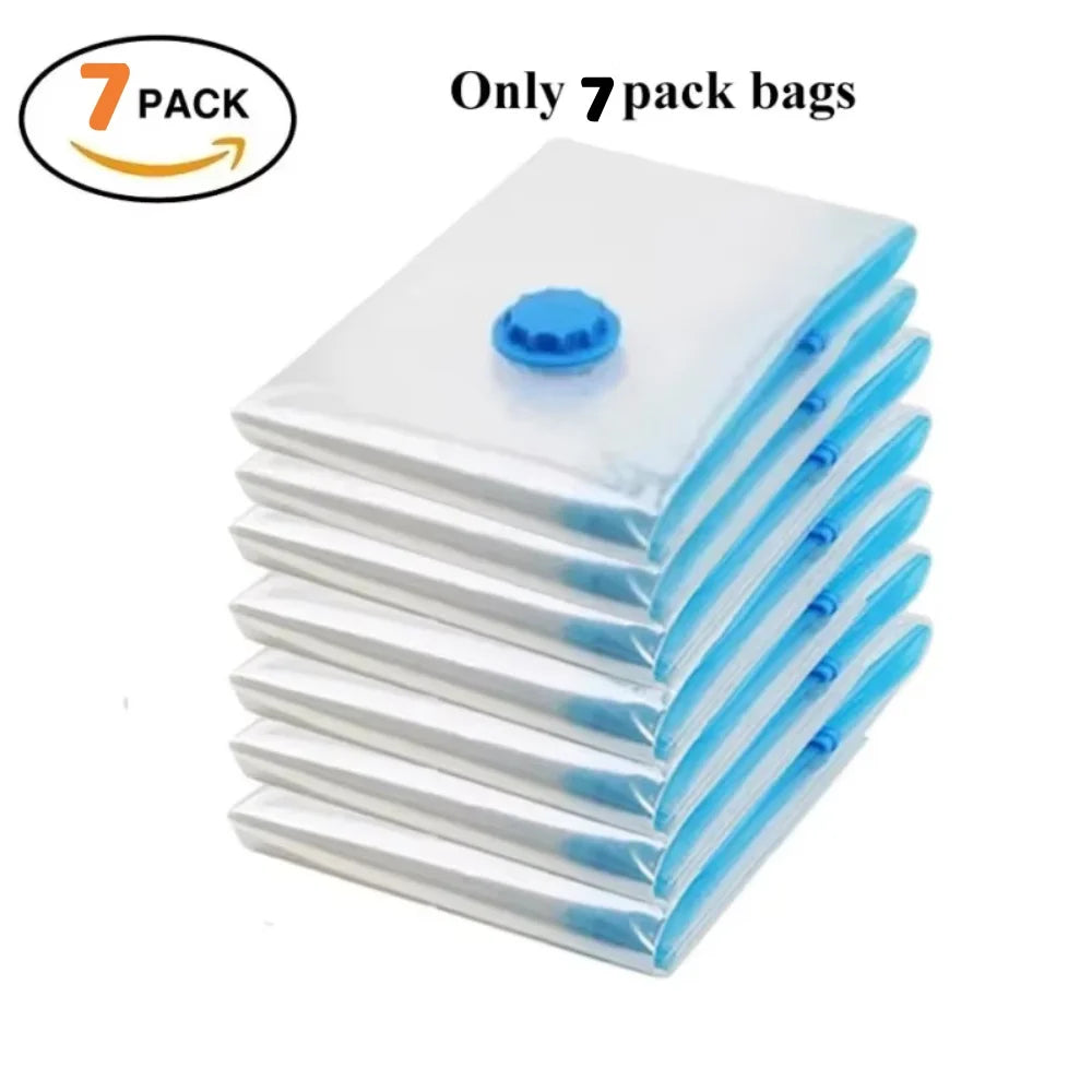 Vacuum Storage Bags for Clothes Compression, 3-10 Pack, 4 Sizes 60x40-80x100cm