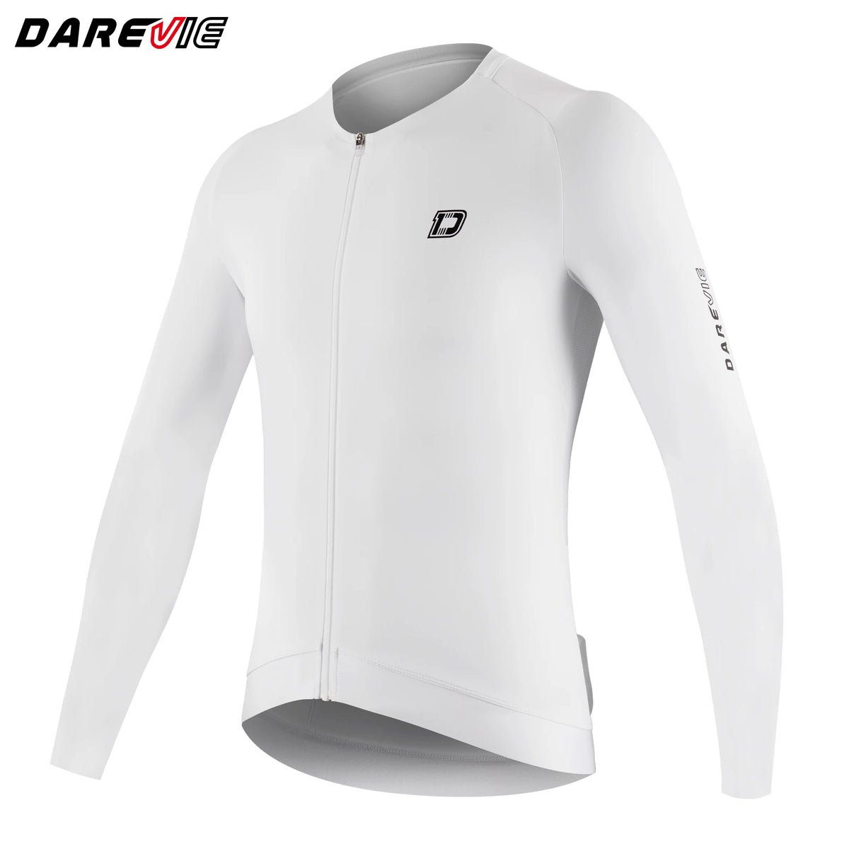 DAREVIE Men's Cycling Jersey DVJ278 Moisture Wicking Anti-Slip Hem, Black/Green/Grey/Red