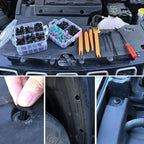 Car Plastic Fastener Clips Kit 680-725pcs Trim Rivets Push Retainer Clips, Optional Tools Set