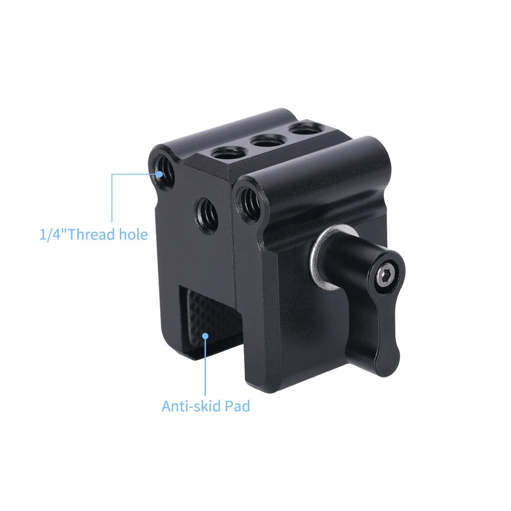 NICEYRIG Camera Counterweight Mounting Clamp for DJI RS Mini Series/DJI RoninS/Zhiyun Weebill (Open Range:16-29MM)