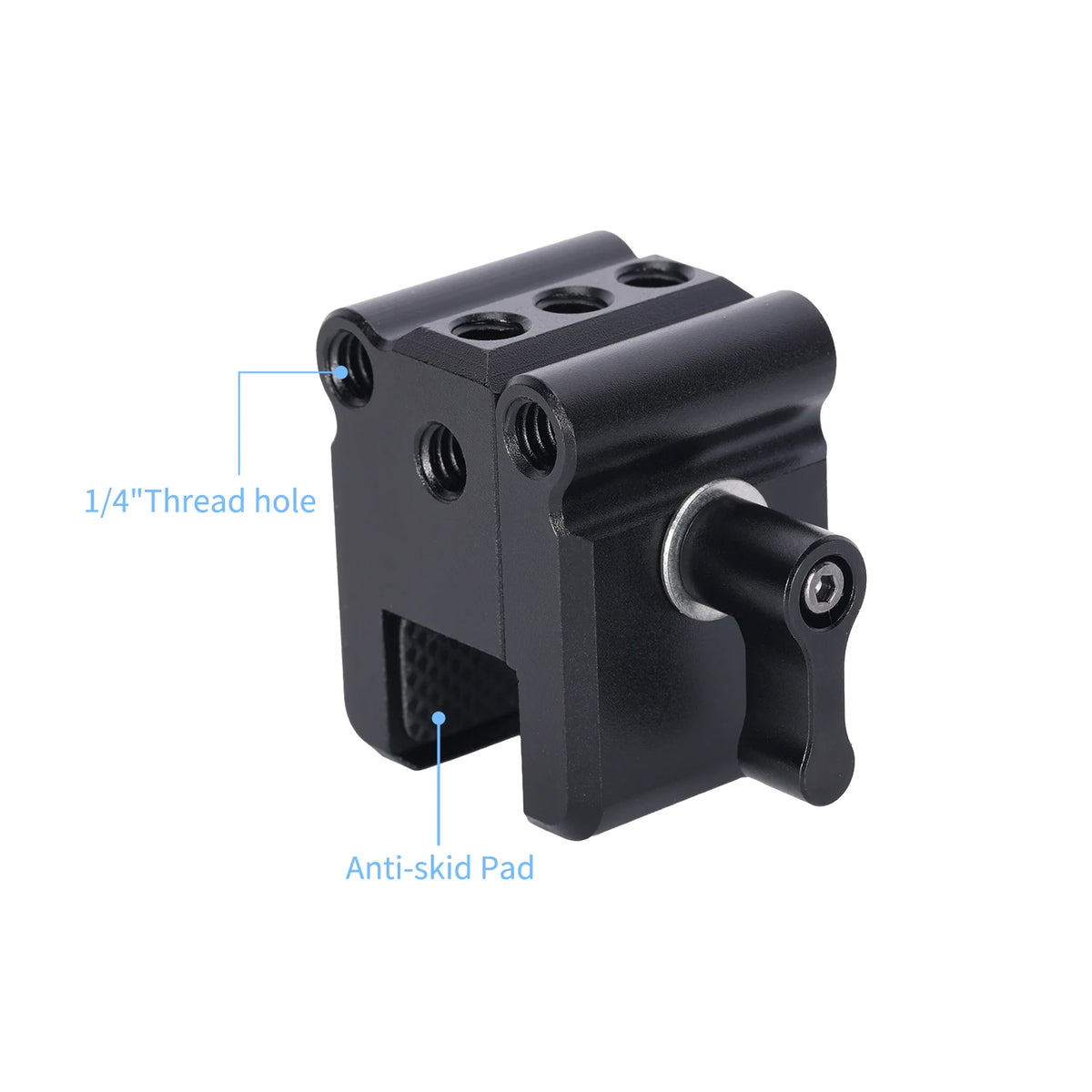 NICEYRIG Camera Counterweight Mounting Clamp for DJI RS Mini Series/DJI RoninS/Zhiyun Weebill (Open Range:16-29MM)
