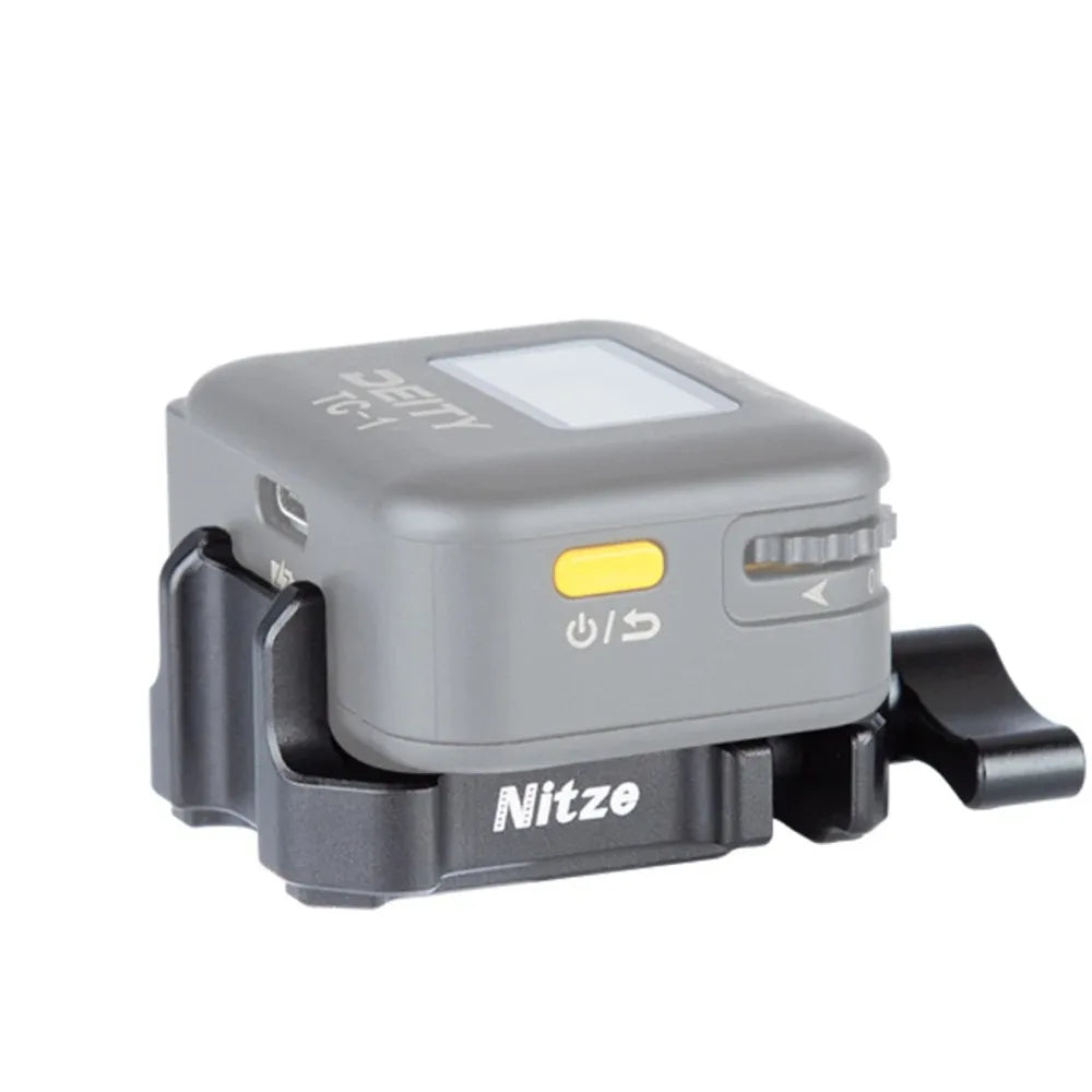 Nitze N42-A1 Timecode Sync Fixing Clip for Camera Recording Receiver, Aluminum Alloy 50g