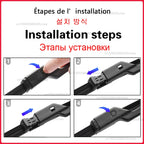 For Citroen C4 MK3 C4X C41 2020 2021 2022 Wiper Front Wiper Blades 24"+16" Windshield Windscreen Window Brushes Car Accessories