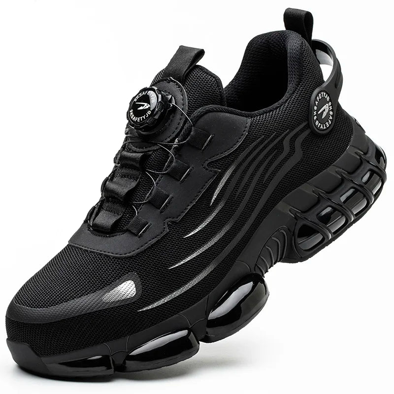 Work Boots Indestructible Safety Shoes Men Steel Toe Shoes Puncture-Proof Sneakers Women Non Slip Work Shoes Male Tactical Boots