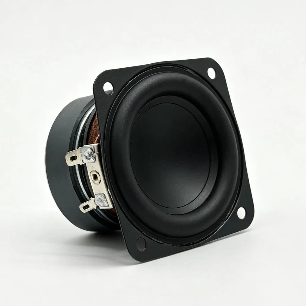 2 Pcs 3 Inch 78MM Subwoofer Speaker 4 Ohm 15W Bass Audio Square Woofer DIY Bookshelf Loudspeaker Home Theater Sound Music