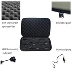 JSFUN Fishing Swinger Set Bite Alarm Hanger Swinger 4 Colors LED Illuminated Indicator Carp Fishing Tackle In Zipper Case