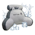 Reading Pillow for Adults, Ergonomic Back Wedge Support, with Cooling Cover for Watching TV, Gaming, Working & Recovery