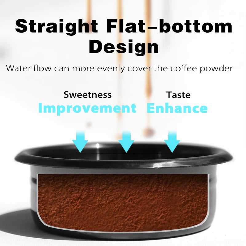 AliKisscafe Espresso Portafilter Basket Precision AEX 51mm/54mm/58mm 14g/18g