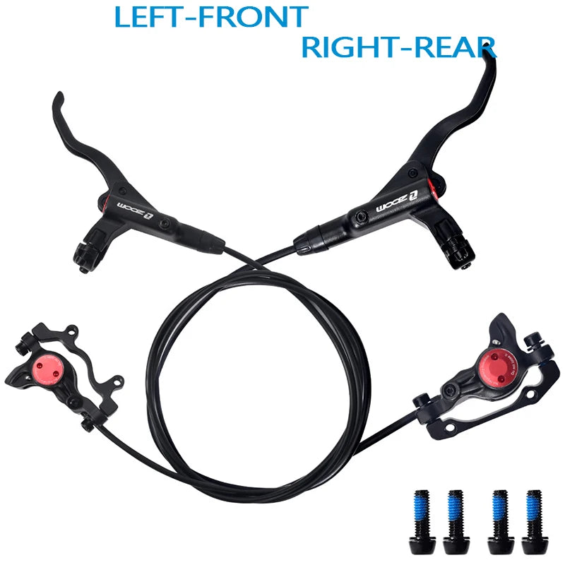 ZOOM HB-875 bicycle hydraulic disc brake set 800/1450mm bike hydraulic brakes 160mm bicycle oil pressure brake disc caliper