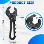 ZSRacing AN Hose Fitting Adjustable Wrench 3AN-12AN Lightweight Aluminum Spanner AN 3 4 6 8 10 12 TC050