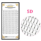 Abonnie 10 Cases Russian Volume Eyelash Extensions Eyelash Bouquets Volume Long Stem Soft Matte Black Premade Extension