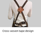 Waterproof Canvas Multi Pocket Barber Apron Men's and Women's Painting Work Clothes Anti Fouling Apron for Coffee