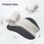 Multi-Positional Wedge Pillow Memory Foam Ergonomic Prone Pillow with Removable Cover Couple Bed Pillow for Body Pain Relief