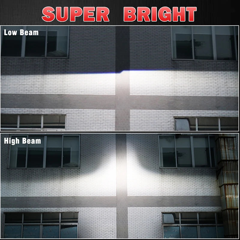 3in Bi-LED projector lens retrofit kit 300W 30000lm high/low beam, 2pc