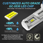 H11 H9 H8 LED Fog Light Canbus No Error H10 9005 9006 H16JP HB3 HB4 LED Fog Lamp Bulb 6500K 3000K Daytime Running Light