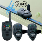 Hirisi Fishing Bait Alarm Set With Portable Case Luminous Fishing Bite Indicator Carp SV1 Fising Accessories