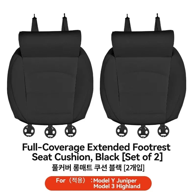 YZ For Tesla 2026 Model Y Juniper Leg Support Extension Seat Cover Model 3 Highland Memory Foam Extender Cushion Car Interior
