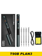 ALIENTEK T90 Smart Soldering Iron 140W Portable Digital Display Automatic Sleep PCB Precision Soldering Iron Repair Tool Kit