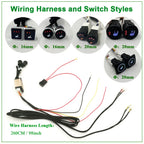 Universal Max 100W  Built-in Car Seat Heater Kit  Fit 2 Seats with 12V Carbon Fiber Heating Pads 3 Levels Control Switch System
