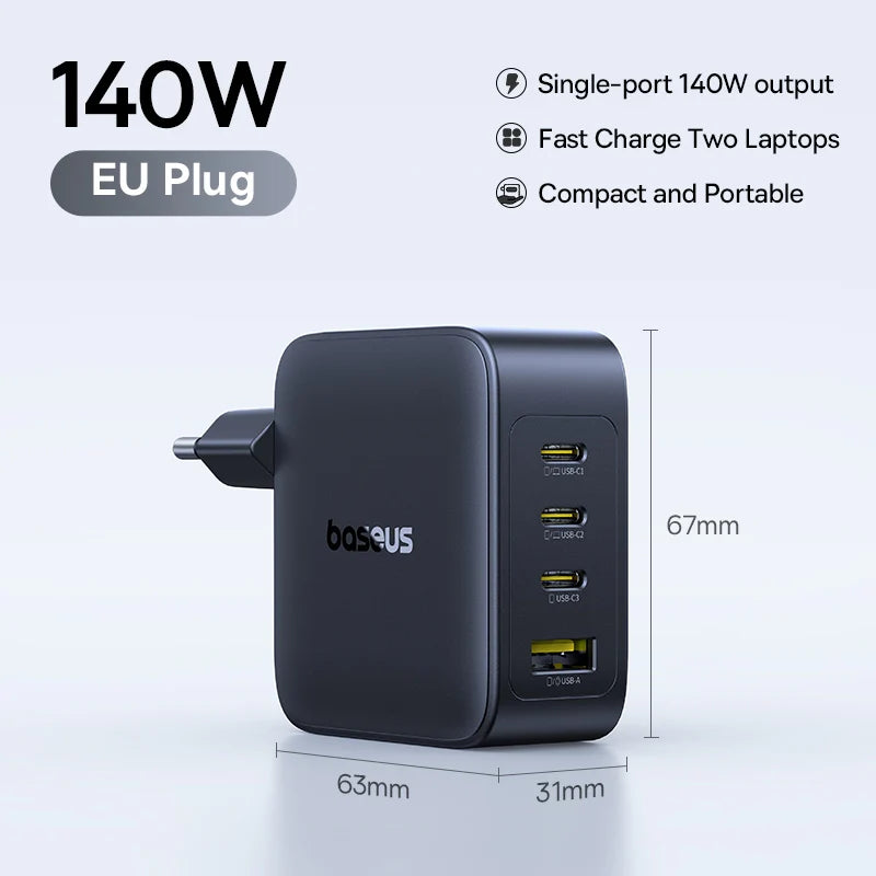 140W GaN EU Plug / China Mainland
